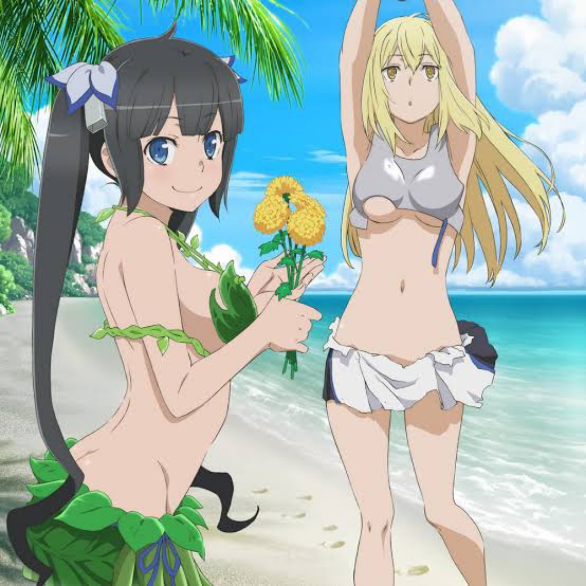 Aiz Wallenstein (CV: Saori Oonishi) - Tropica Vacation [Theme Song Dungeon ni Deai wo Motomeru no wa Machigatteiru Darou ka II OVA]