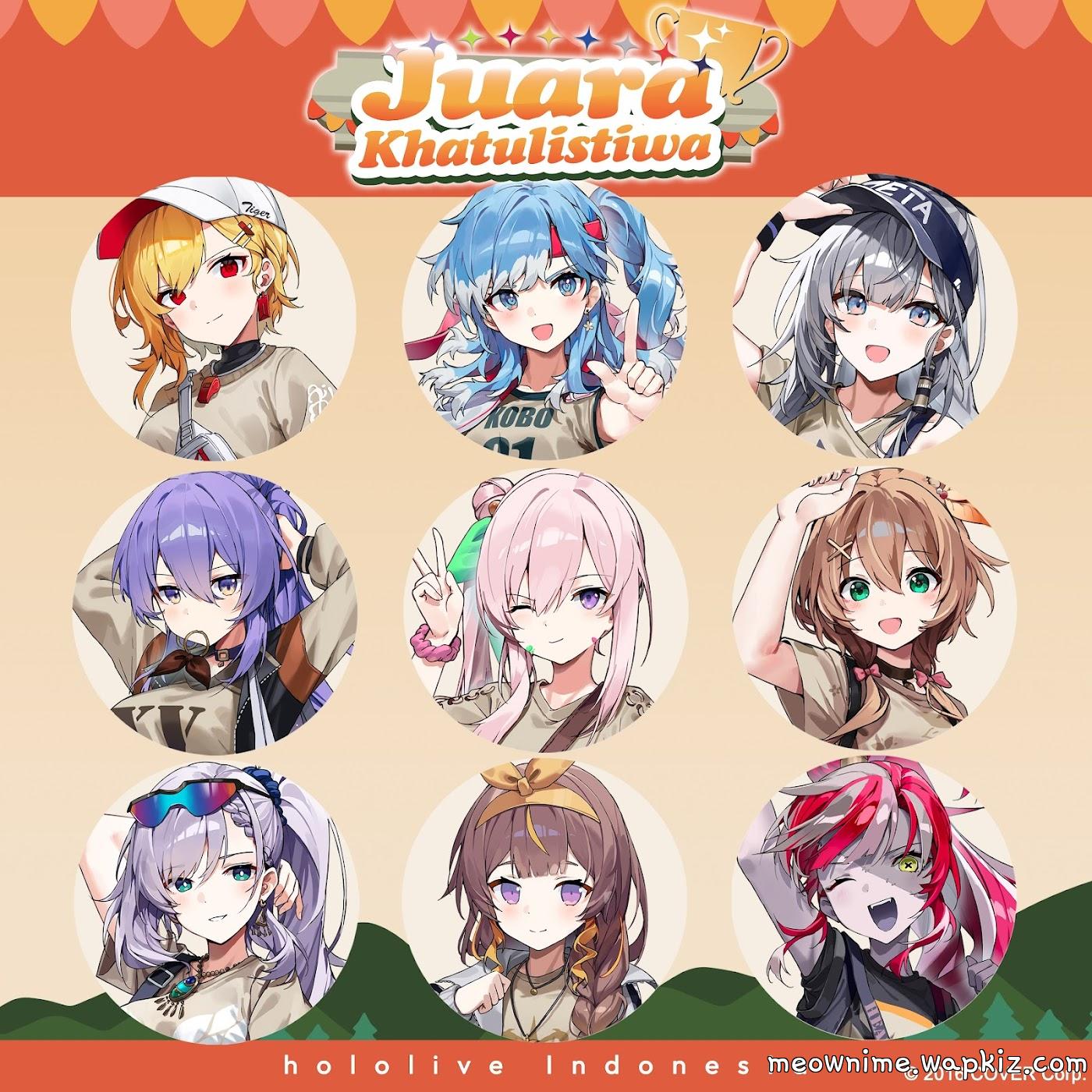 Ayunda Risu, Moona Hoshinova, Airani Iofifteen, Kureiji Ollie, Anya Melfissa, Pavolia Reine, Vestia Zeta, Kaela Kovalskia & Kobo Kanaeru - Juara Khatulistiwa Mp3