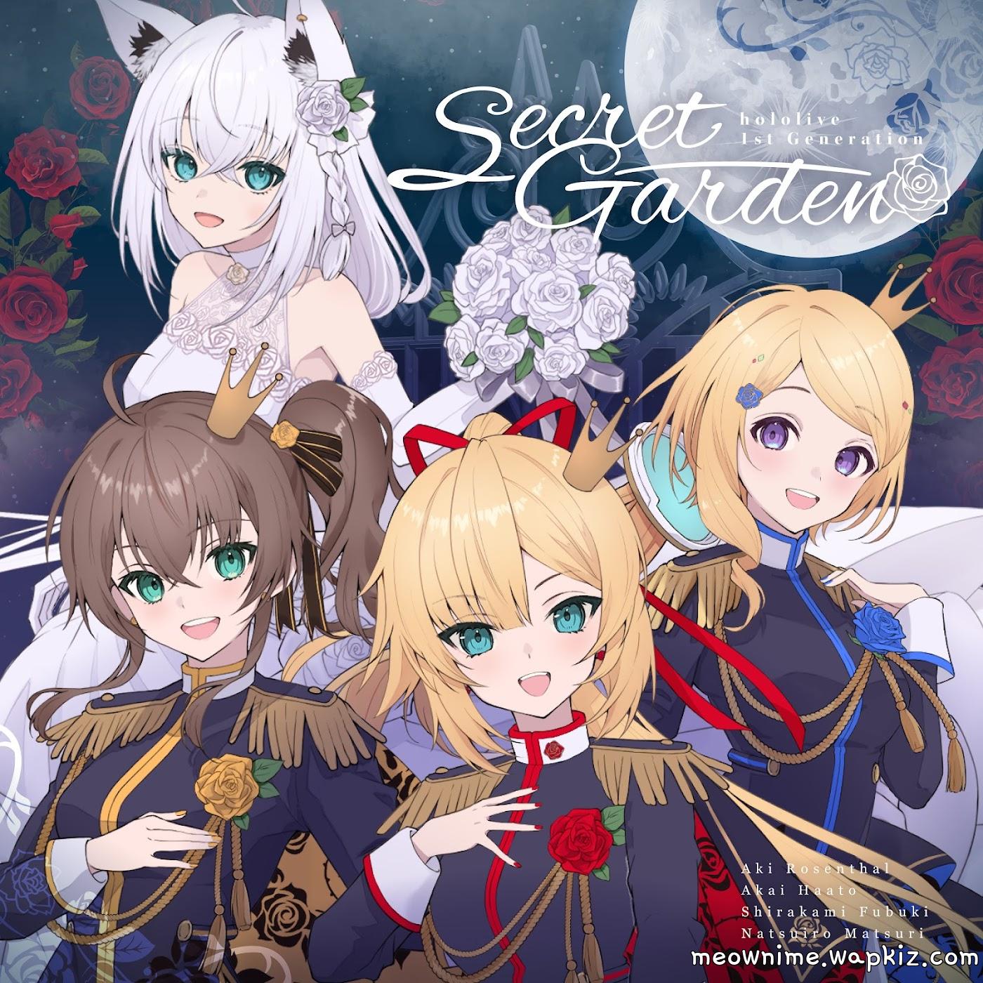Aki Rosenthal, Akai Haato, Shirakami Fubuki and Natsuiro Matsuri - Secret Garden [Theme Song hololive IDOL PROJECT]