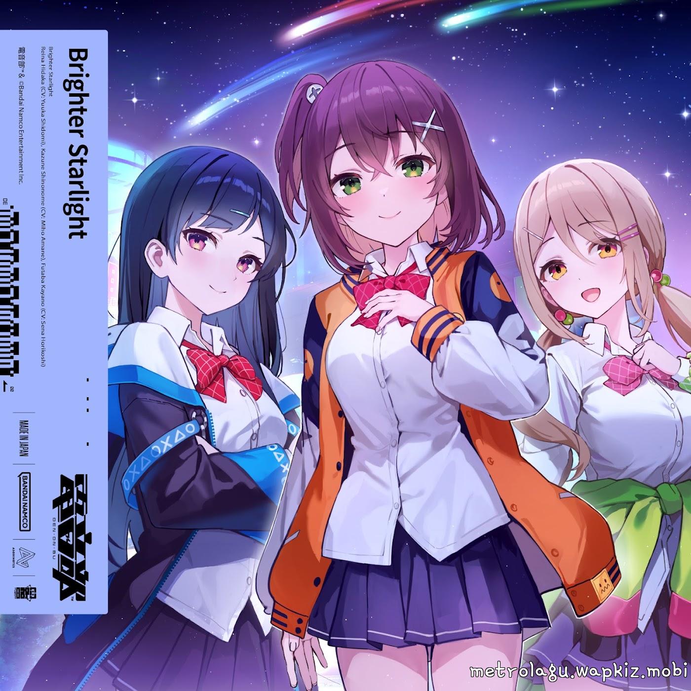 Reina Hidaka (CV: Yuuka Shidomi), Kazune Shinonome (CV: Miho Amane), Futaba Kayano (CV: Sena Horikoshi) - Brighter Starlight Mp3