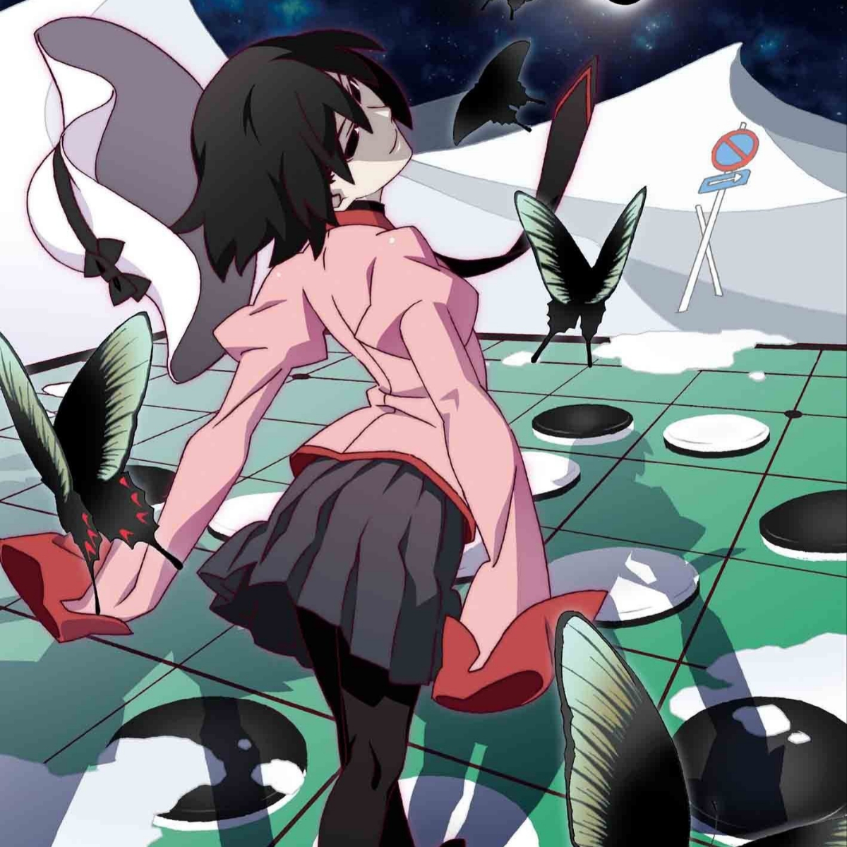Ougi Oshino (CV: Kaori Mizuhashi) - decent black
