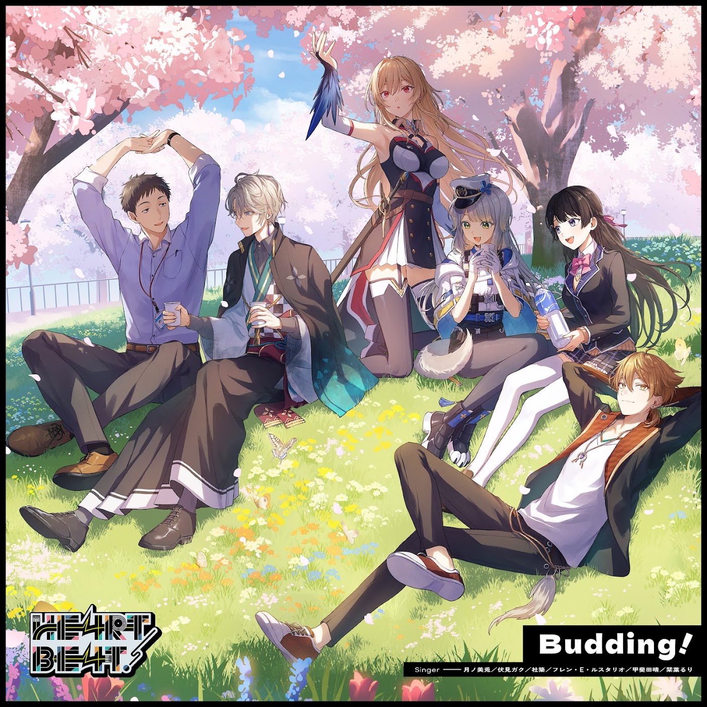 Tsukino Mito, Fushimi Gaku, Yashiro Kizuku, Furen E Lustario, Kaida Haru, Shioriha Ruri - Budding 