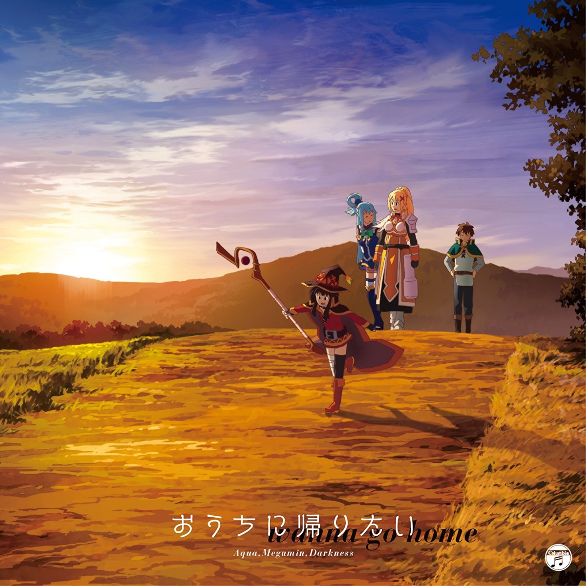 Aqua (CV: Sora Amamiya), Megumin (CV: Rie Takahashi), Darkness (CV: Ai Kayano) - Wanna Go Home