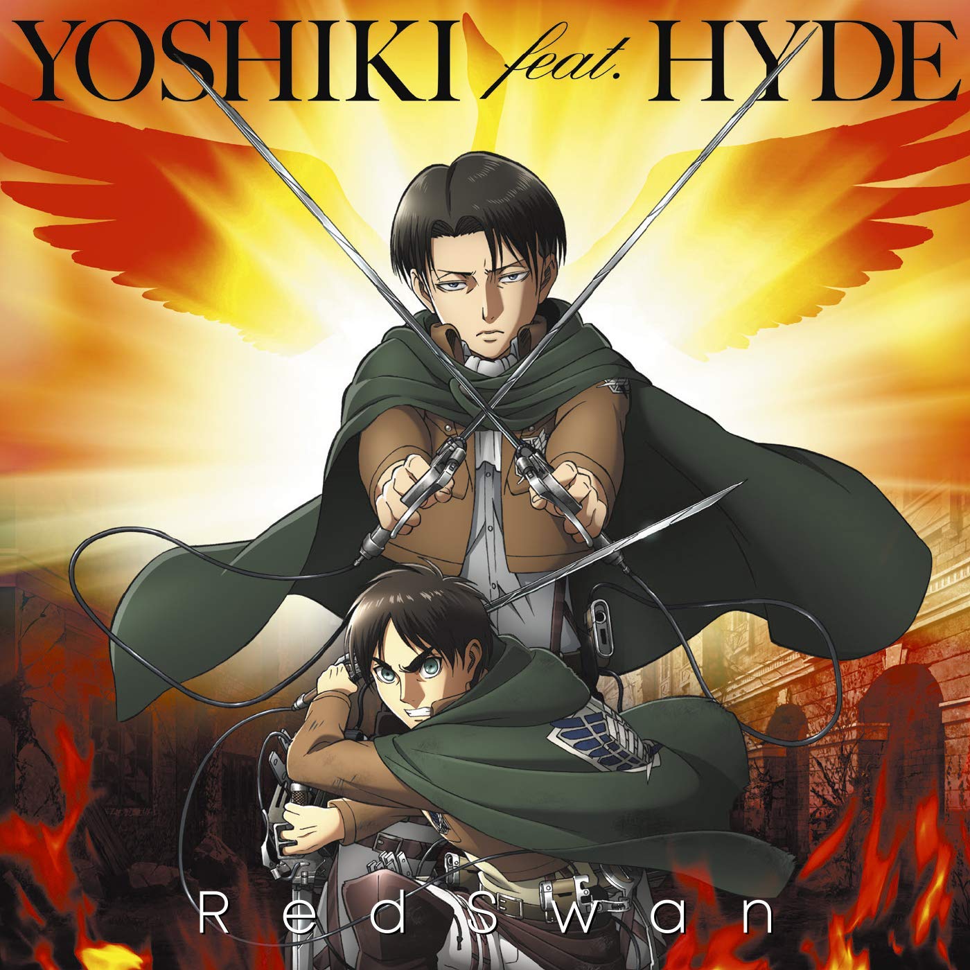 YOSHIKI Feat. HYDE - Red Swan [Opening Shingeki no Kyojin 3rd Season]