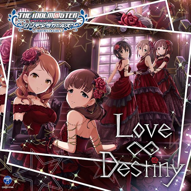 Mayu Sakuma (CV: Yui Makino), Karen Hojo (CV: Mai Fuchigami), Miho Kohinata (CV: Minami Tsuda), Riina Tada (CV: Ruriko Aoki), Chieri Ogata (CV: Naomi Ohzora) - Love Destiny
