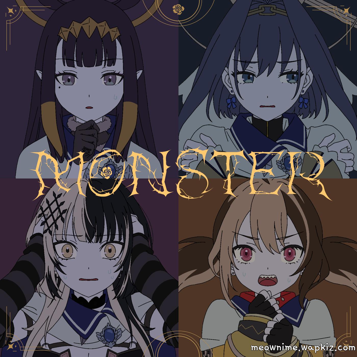 Ninomae Ina’nis, Ouro Kronii, Shiori Novella and Gigi Murin - MONSTER [Theme Song hololive IDOL PROJECT]