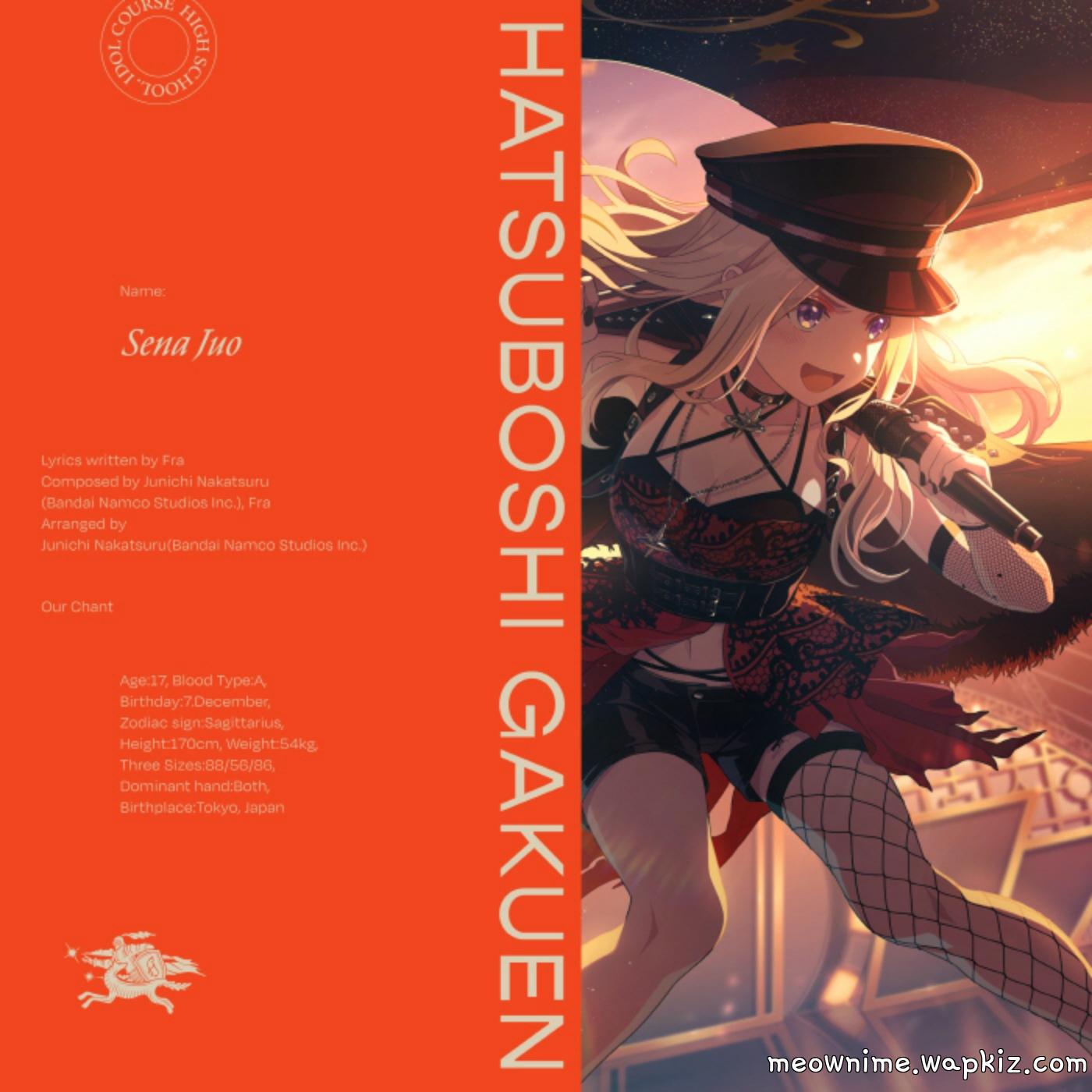 Sena Juo (CV: Mashiro Hitaka) - Our Chant [Theme Song Gakuen IDOLM@STER]